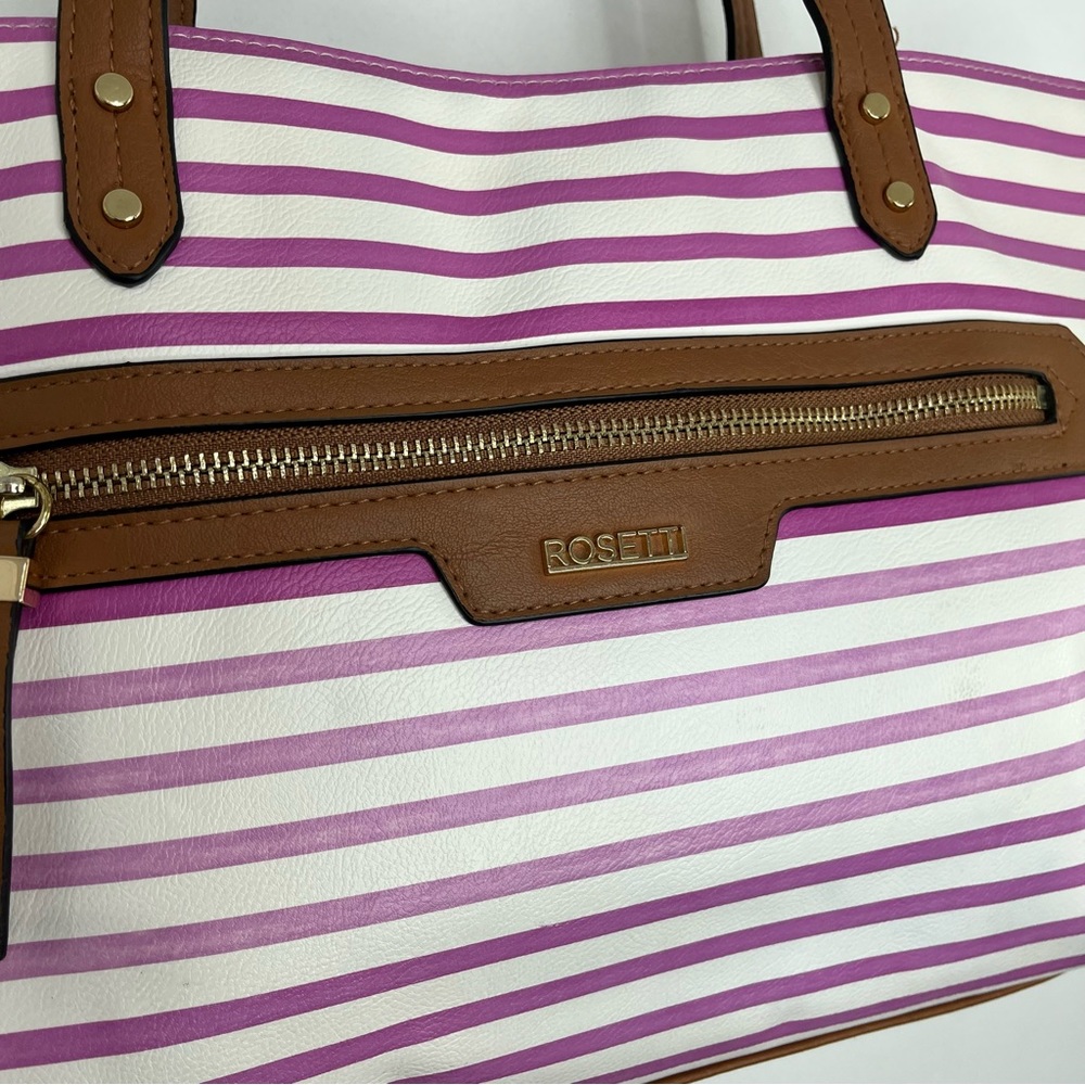 ✨ Rossetti  Striped Tote Bag ✨
💖 Fresh, fun, and perfect for everyday style! - Picture 5 of 13